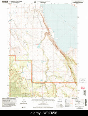 USGS Topo Map Oregon Duncan Reservoir 279723 2004 24000 Restoration Stock Photo