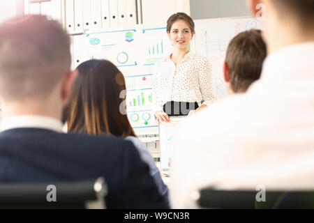 Smart woman in office Stock Photo