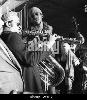 Archie Shepp at the Amougies Festival, October 24 to 28, 1969 Stock Photo
