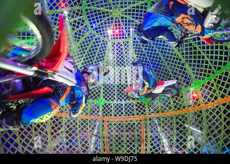 Circus Extreme at Preston Park, Brighton Stock Photo