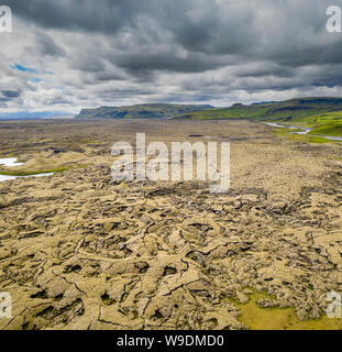 Eldhraun lava landscape, South Coast, Iceland Stock Photo