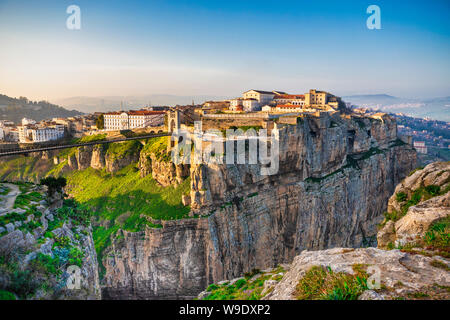 Algeria, Constantine City, Cnsttantine Bridge, Sidi M´Cid Stock Photo