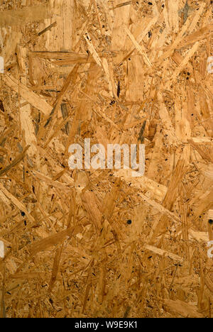 background, texture - surface of rough chipboard close-up Stock Photo