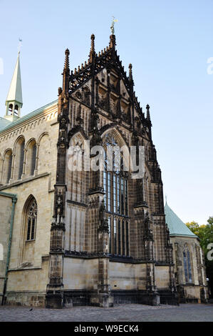 Blick auf den St. paulus Dom in der Altstadt von Münster Stock Photo