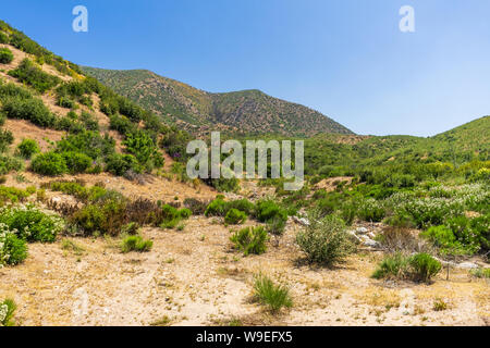 Hills and mountains in the San Bernardino National Forest in Southern California Stock Photo