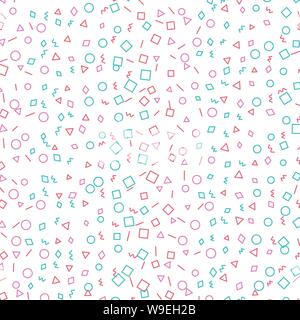 Trendy color abstract pattern with white background. Abstract pattern for printed products. Stock Vector