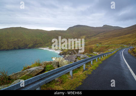 recreation at Keem Bay, Co Mayo, Ireland Stock Photo