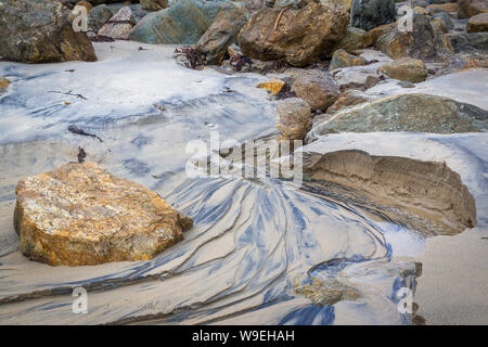 recreation at Keem Bay, Co Mayo, Ireland Stock Photo