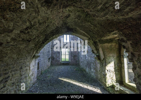 old Moyne Abbey near Killala, Co Mayo, Ireland Stock Photo