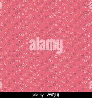 Trendy color abstract pattern with red background. Abstract pattern for printed products. Stock Vector