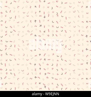 Trendy color abstract pattern with beige background. Abstract pattern for printed products. Stock Vector