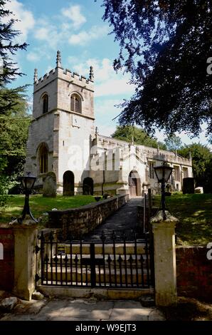 All Saints' Church, Babworth, Nottinghamshire, England, UK. Rev. Richard Clyfton was minister during the Separatist movement. Stock Photo