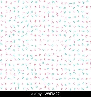 Trendy color abstract pattern with white background. Abstract pattern for printed products. Stock Vector
