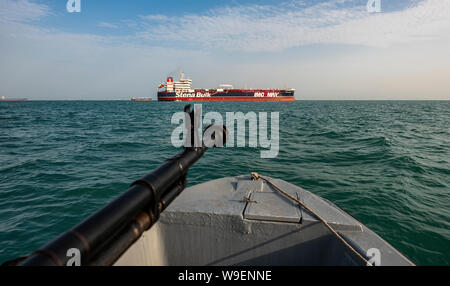 Iran seizes British tanker in Strait of Hormuz Stock Photo