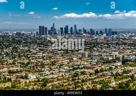 View of Los Angeles skyline, California, USA Stock Photo