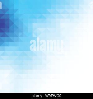 Blue triangle background Stock Vector