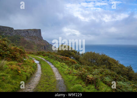 spectacular place at Murlough Bay at the Antrim coast Stock Photo