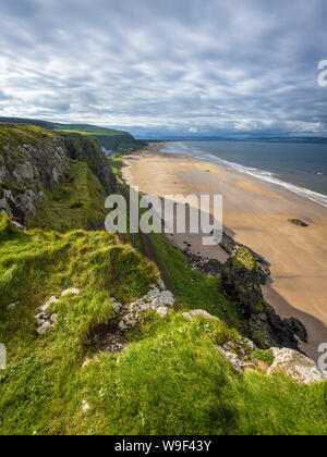 Downhill at the Ocean, Co Derry, Northern Ireland Stock Photo