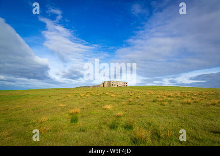 Mussenden Temple near Castlerock, Co Derry, Northern Ireland Stock Photo