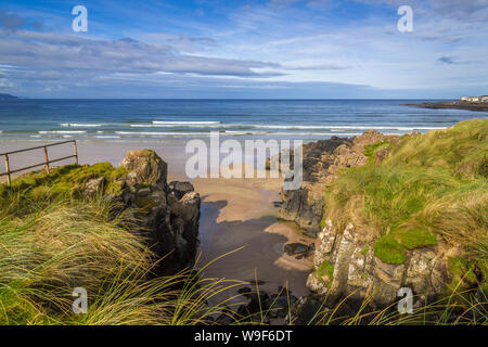 recreation at the sandy beach Portstewart Stock Photo