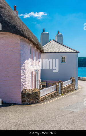 The picturesque village of St Mawes on the Roseland Peninsula near Falmouth in Cornwall, England, UK. Stock Photo