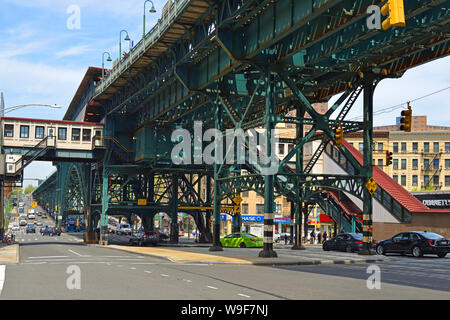 Broadway and 125th Street subway station of the IRT Broadway - Seventh Avenue Line Stock Photo