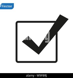 ok icon Rounded squares button, on white background -eps10 Stock Vector