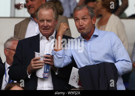 Former Ipswich Town player and manager, George Burley with Former Chairman, David Sheepshanks - Ipswich Town v Sunderland, Sky Bet League One, Portman Road, Ipswich, UK - 10th August 2019  Editorial Use Only - DataCo restrictions apply Stock Photo