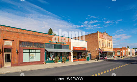 Washington, Palouse Region, Rosalia, Historic Downtown Stock Photo