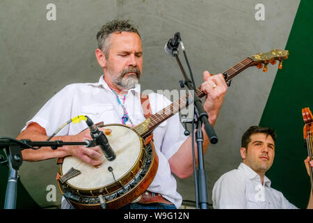 Jason Romero, Canmore Folk Music Festival, Canmore, Alberta, Canada Stock Photo