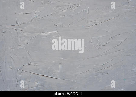 Close up texture of grey color painting on cement wall. Stock Photo