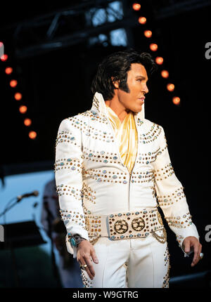 Gordon Hendricks aka Elvis Presley Stock Photo