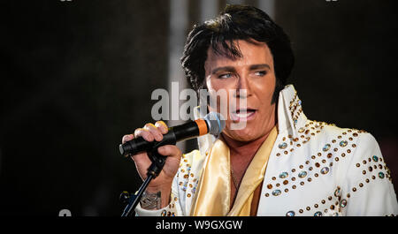 Gordon Hendricks aka Elvis Presley Stock Photo