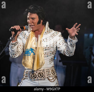 Gordon Hendricks aka Elvis Presley Stock Photo