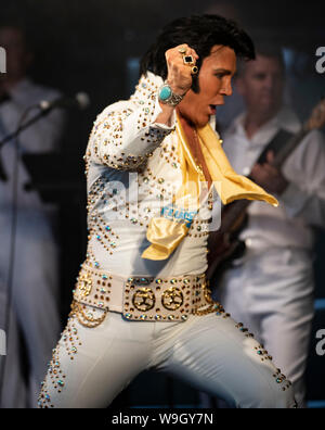 Gordon Hendricks aka Elvis Presley Stock Photo