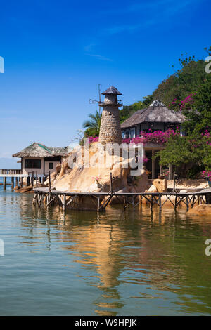 Small bungalow resort Ngoc Suong, in Cam Ranh Bay,south china sea, Nha Trang, Vietnam, Asia, 30074671 Stock Photo