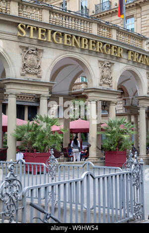 Steigenberger Frankfurter Hof Restaurant, Cafe and Hotel; Frankfurt; Germany Stock Photo