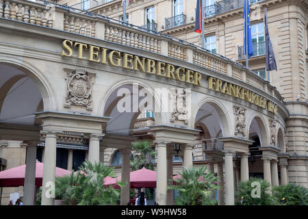 Steigenberger Frankfurter Hof Restaurant, Cafe and Hotel; Frankfurt; Germany Stock Photo