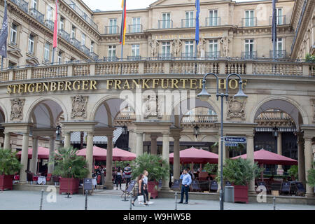 Steigenberger Frankfurter Hof Restaurant; Frankfurt; Germany Stock Photo