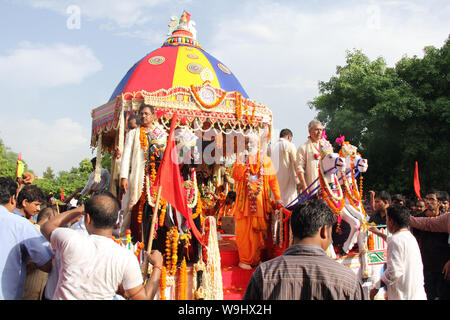 Rath yatra, Jagannath Temple, New Delhi, India Stock Photo