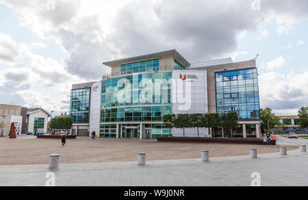 The library at Teesside University in Middlesbrough,England,UK Stock Photo