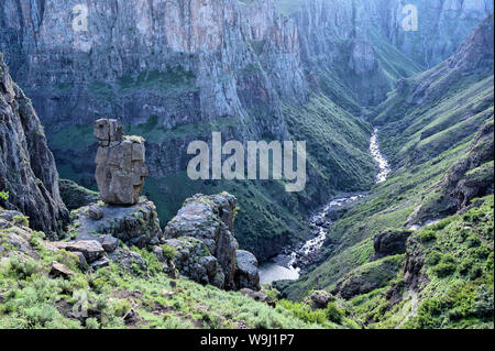 Africa, Southern Africa, Maseru District, Lesotho, Semonkong, Canyon, 30074450 *** Local Caption ***  Africa, Southern Africa, Maseru District, Lesoth Stock Photo