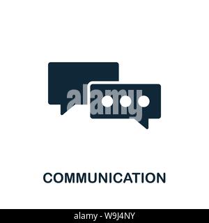 Communication vector icon symbol. Creative sign from seo and development icons collection. Filled flat Communication icon for computer and mobile Stock Vector