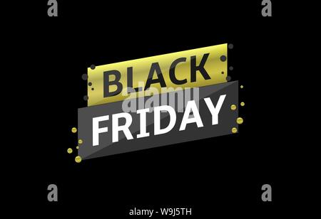 Black Friday label Stock Vector