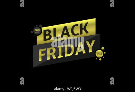 Black Friday label Stock Vector