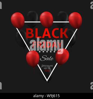 Black Friday background Stock Vector