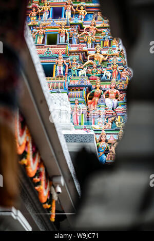 Sri Srinivasa Perumal Temple in Little India Singapore Stock Photo