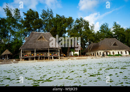 A vacation Lodge on the East Coast of Zanzibar Stock Photo
