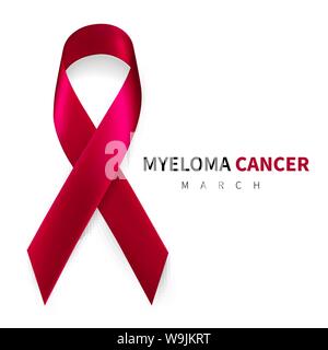 Multiple Myeloma Cancer Awareness Month Background Illustration Banner