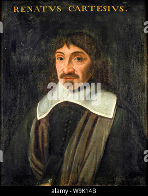 René Descartes (1596-1650), portrait painting, 1600-1650 Stock Photo